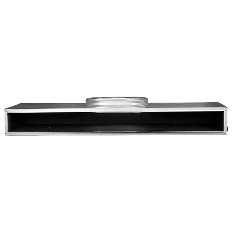 36 Inch Plenum Box for [36 Inch Linear Slot Diffuser - 2 Slot - Double Slot] Premium Insulated Plenum Box for Heating and Cooling
