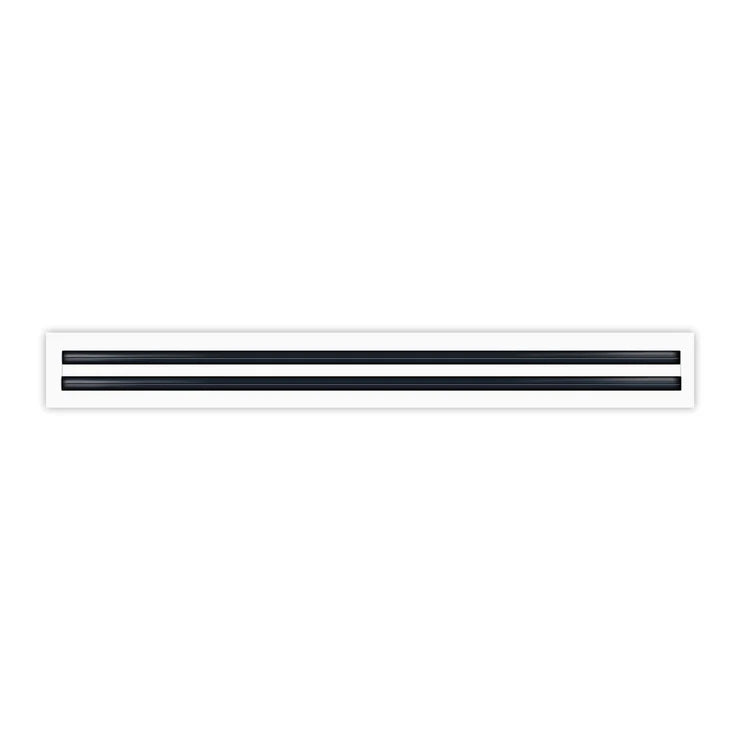 36 White Inch Linear Slot Diffuser - 2 Slot - Double Slot - Decorative Linear Air - Modern Vent Cover for Ceiling, Walls & Floors